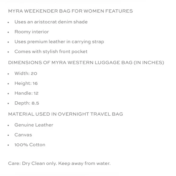 Myra Bag- Venture Weekender - Picture 9 of 9